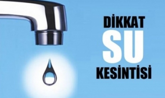 Gürsu'da su kesintisi!