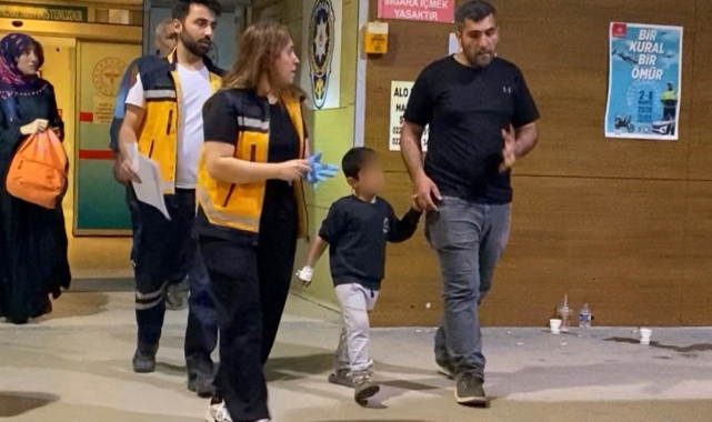 İnegöl'de elektrik akımına kapılan 4 yaşındaki çocuk hastanelik oldu