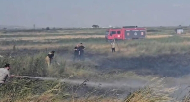 Karacabey’de korkutan yangın!