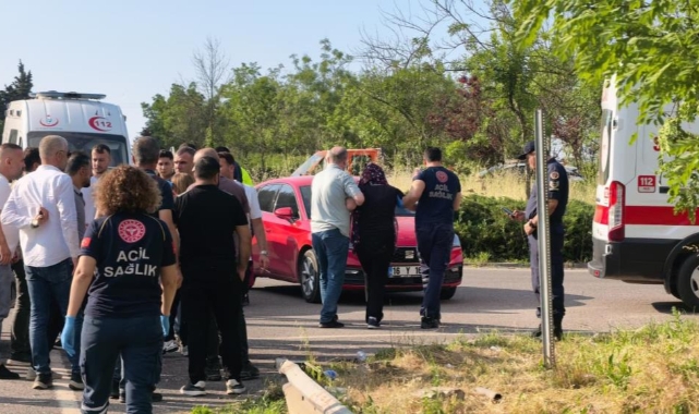 Kestel'de iki otomobil çarpıştı: 6 yaralı
