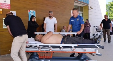 Kiraz toplamak için çıktığı ağaqçtan düşerek ağır yaralandı