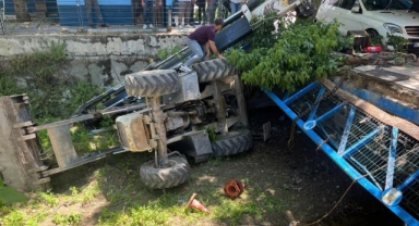 Mudanya'da dere temizliği sırasında akılalmaz kaza