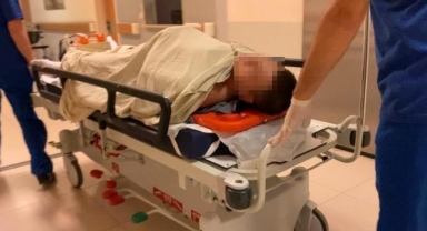 Otomobil ile motosiklet çarpıştı: 1 ağır yaralı