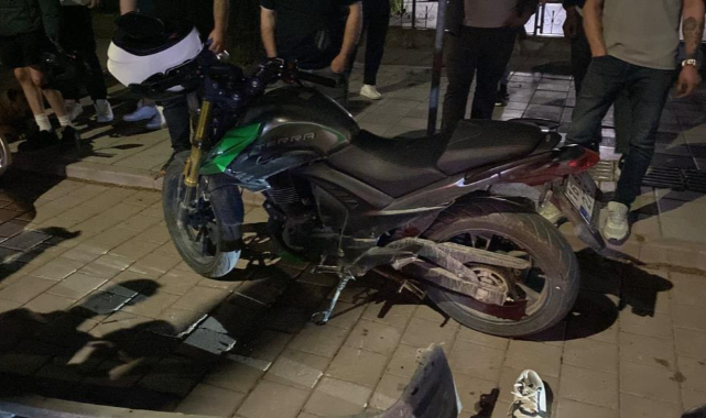 Otomobil ile motosiklet çarpıştı: 1 ağır yaralı