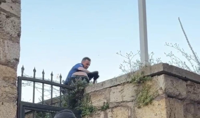 Polis surlarda intihar girişimini son anda engelledi