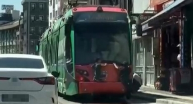 Tehlikeli yolculuk kamerada