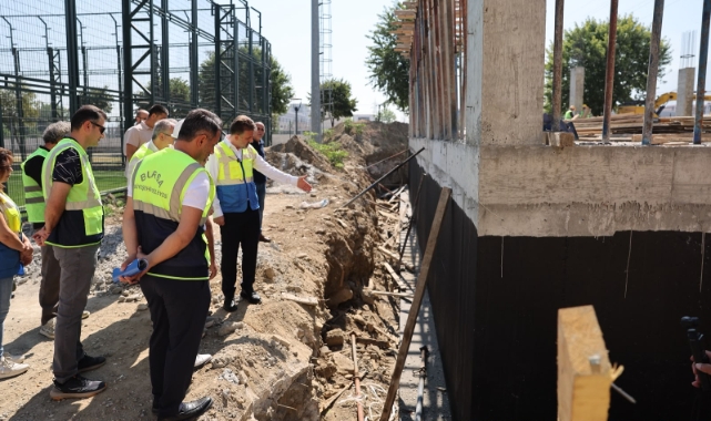 Başkan Vekili Biba, Şahin Başol'da çalışmaları inceledi