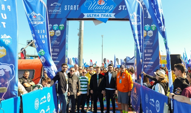 Başkan Vekili Biba Uludağ'da maraton heyecanına ortak oldu