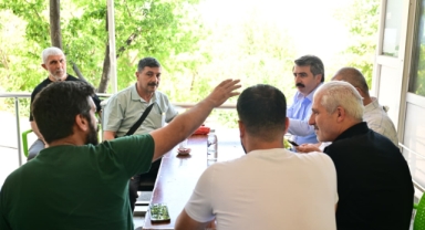 Başkan Yılmaz Teleferik esnafıyla bir araya geldi