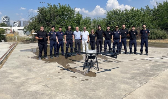 Bursa'da yangınlara dronlu müdahale dönemi için kritik test