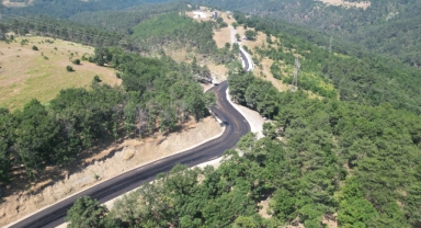 Büyükşehir Osmangazi'nin Dağakça yolunu yeniledi