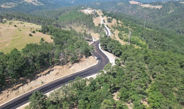 Büyükşehir Osmangazi'nin Dağakça yolunu yeniledi