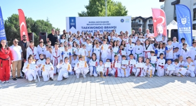 Büyükşehirli taekwondocuların kuşak heyecanı