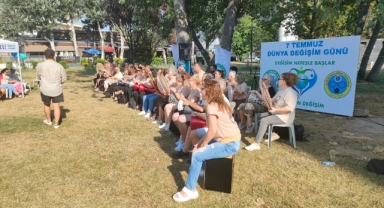 Dünya Değişim Günü'nde Nilüfer'de darbuka sesleri