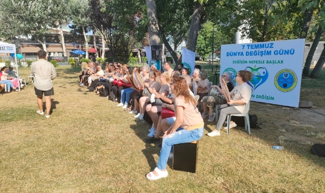 Dünya Değişim Günü'nde Nilüfer'de darbuka sesleri