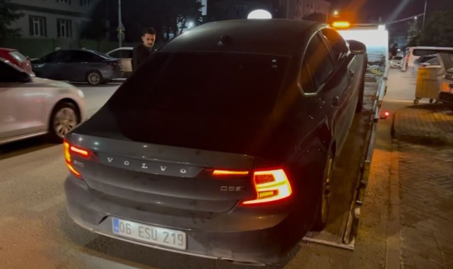 İnegöl'de çakarlı sürücüye rekor ceza!