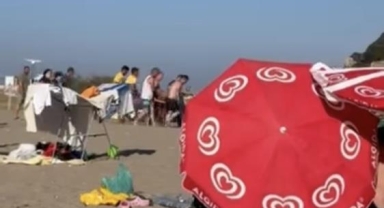 Karacabey'de denizde can pazarı