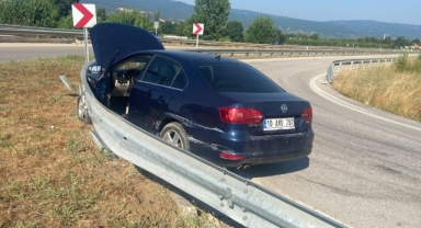 Navigasyon yönlendirmesi kaza getirdi: 1 yaralı