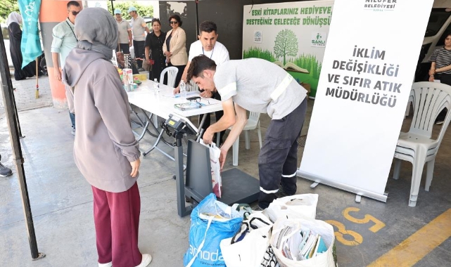 Nilüfer'de atık kağıtları getiren hediye kazanıyor