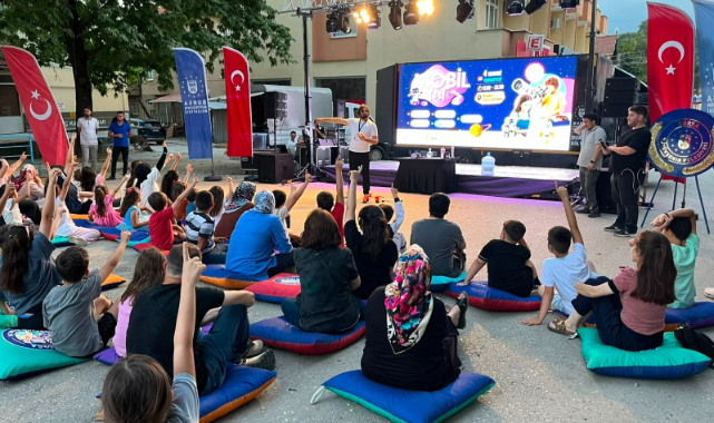 Orhaneli'de MobilFest ile bilim dolu gece