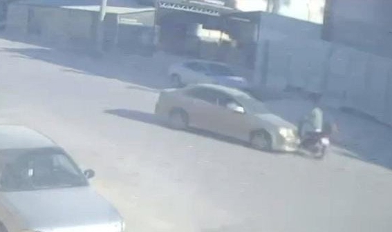 Otomobil ile motosiklet kafa kafaya çarpıştı: 1 yaralı