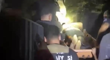 Patikadan yamaca düşen şahıs itfaiye tarafından kurtarıldı