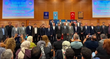 Sağlık-Sen Bursa Şubesi'nde Erkan Baştar dönemi