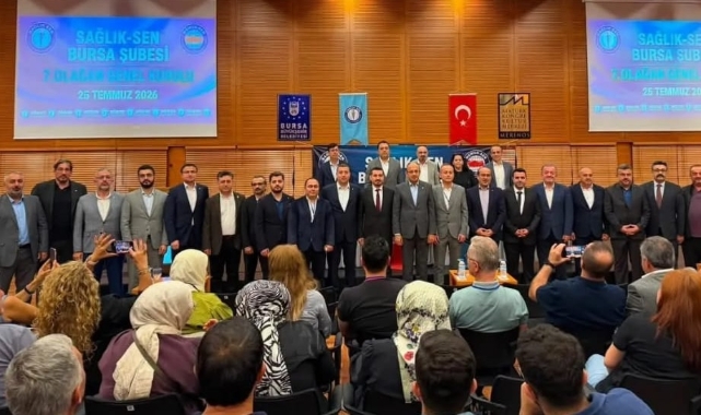 Sağlık-Sen Bursa Şubesi'nde Erkan Baştar dönemi