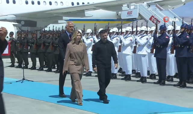 Ukrayna Devlet Başkanı Zelenski NATO Zirvesi için Ankara’da