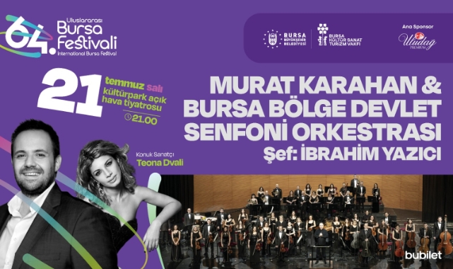 Uluslararası Bursa Festivali Murat Karahan konseriyle başlayacak
