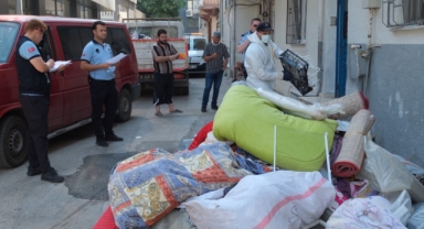 Yıldırım'da çöp ev temizliği