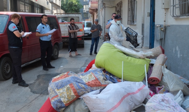 Yıldırım'da çöp ev temizliği